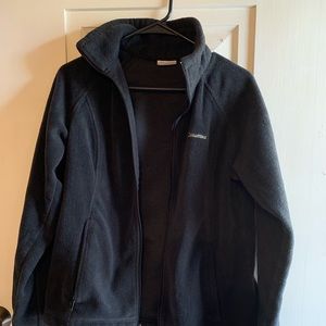 Black fleece Columbia jacket L